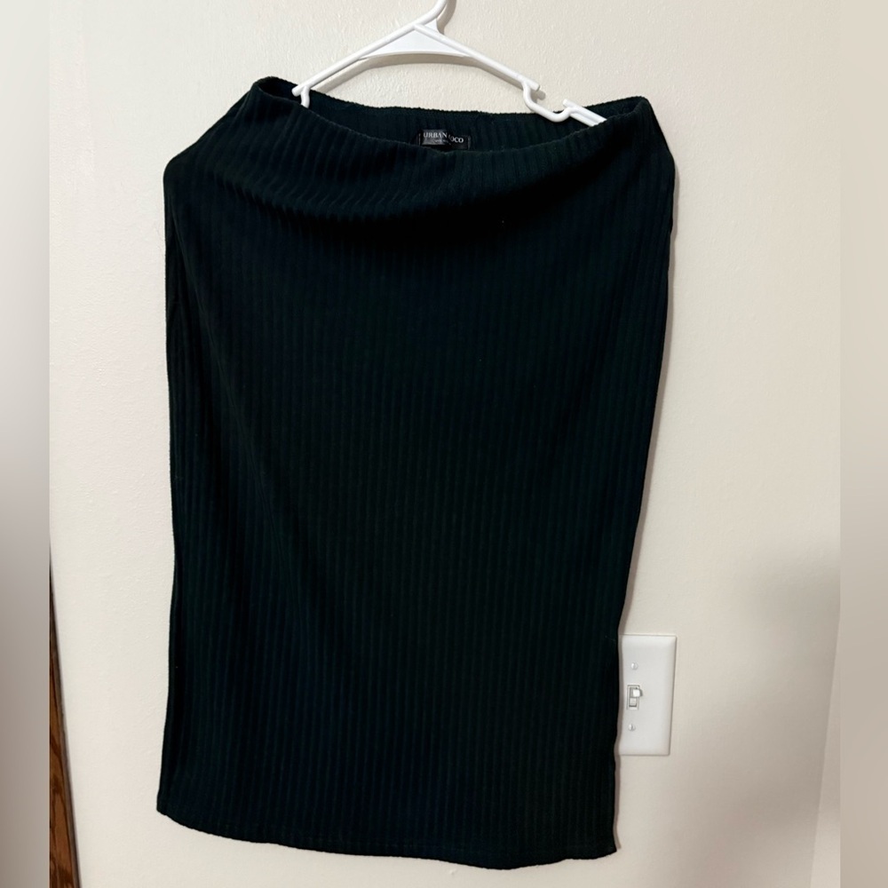 Elegant Green Pencil Skirt Christmas, holiday events, new years, workwear
